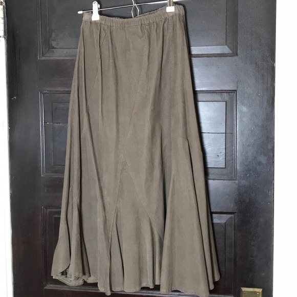 🌺 SALE J. Jill corduroy skirt xsp taupe - Picture 3 of 6